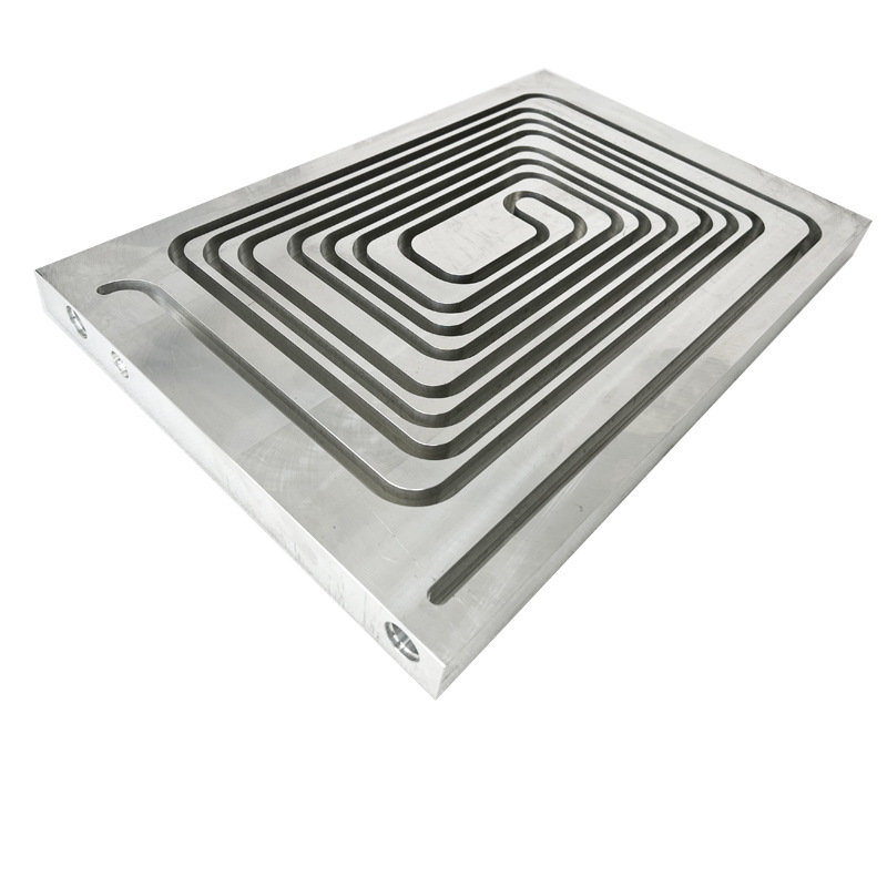 CNC machining of aluminum alloy water-cooled plate